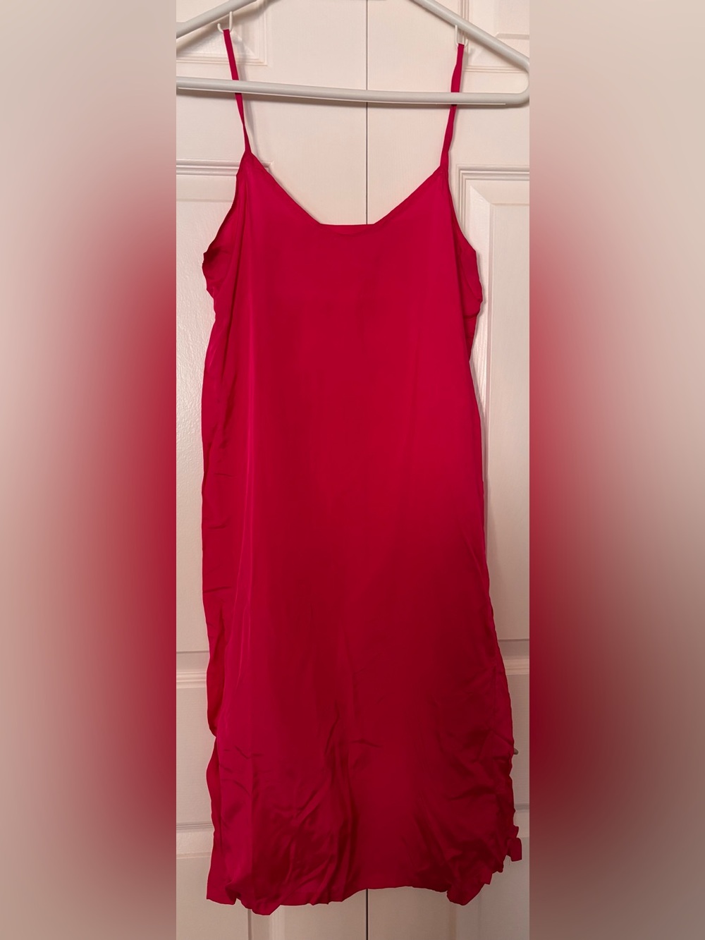 Vintage Pink Slip Chemise with Straps